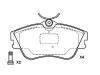 刹车片 Brake Pad Set:701 698 151 D