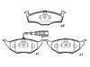 刹车片 Brake Pad Set:8Z0 698 151